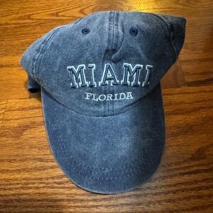 Blue Miami Florida Cap